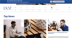 Desktop Screenshot of doz-verlag.de
